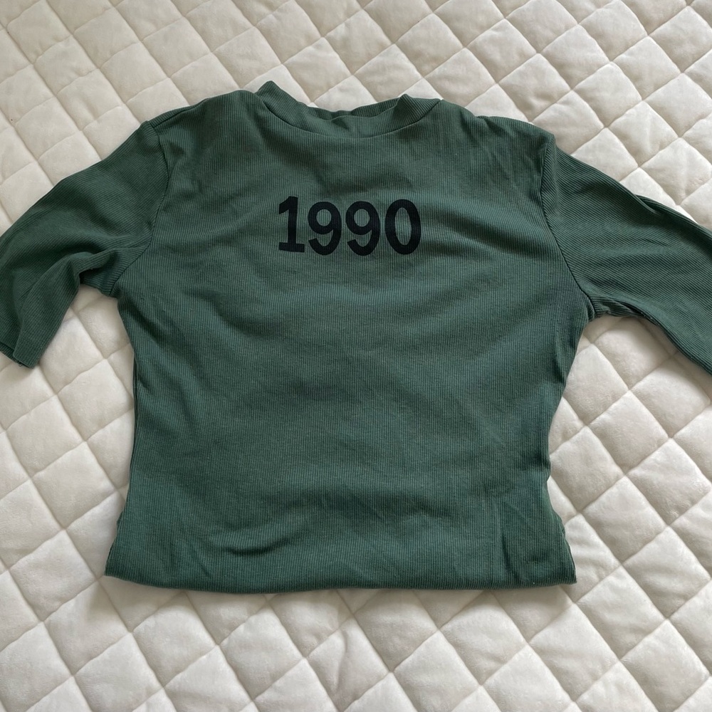 H&M Green 1990 Bodysuit